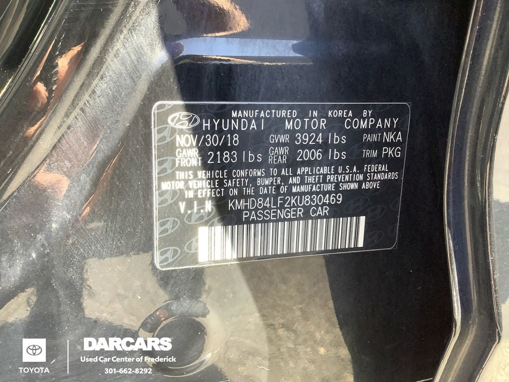 2019 Hyundai Elantra Value Edition
